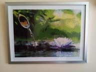 Lilia wodna - Haft Diamentowy