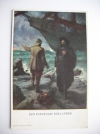 ZAGINIONY ŚWIAT LATAJĄCY HOLENDER STATEK WIDMO przedwojenna POCZTÓWKA