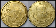MNB - WATYKAN 50 Centów 2011 # BENEDYKT XVI # st 2
