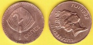 FIJI 2 CENTS 1992 r.