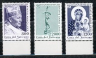 Fi 3682-84** 80. rocznica urodzin Jana Pawła II wyd. Poczta Watykan 2000