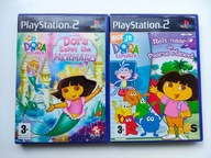 ***** DORA THE EXPLORER + DORA SAVES THE MERMAIDS PLAYSTATION 2 PS2 PSX ***