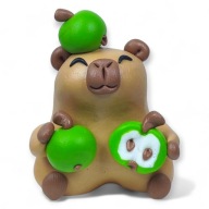 Kapibara Jabłka FIGURKA Z MODELINY