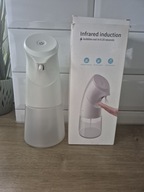 Bezdotykowy dozownik do mydła stojący Infrared 450 ml biały