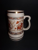 Bogucice, kufel do piwa, ceramika PRL, kufel do piwa Prl, vintage