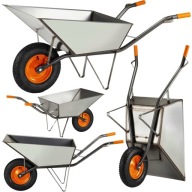 TACZKA OGRODOWA HIGHER STALOWA SPAWANA 210KG 120L METALOWA