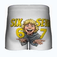 Bokserki męskie z nadrukiem six seven 67