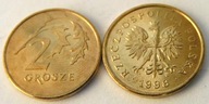 1998 r 2 gr grosze MW * MENNICZE