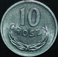 10 groszy 1967 - około menniczy egzemplarz