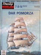 Mały Modelarz 7-8-9/2022 żaglowiec Dar Pomorza
