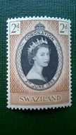 Swaziland koronacja Elżbiety II * QEII kolonie angielskie brytyjskie