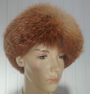 lis jenot beret toczek czapka futro naturalne 60 M L