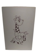 Obraz Żyrafy na płycie drewnianej pokój dla dziecka 58x39cm