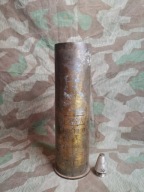 Łuska z tuszami 105mm armata wz. 29 Schneider WP / Francja