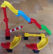 Zestaw zjeżdżalni kompatybilny z LEGO DUPLO + unikatowe czarne łączniki