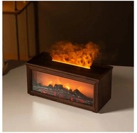 NAWILŻACZ POWIETRZA KOLOR GŁĘBOKIE SŁOJE DREWNA Z EFEKTEM KOMINKA DYFUZOR