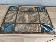 Pałacowa serwetka welur serwetki obrus 36x46 efektowna unikat warstwow