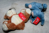 BRELOK ZAWIESZKA COCA COLA 2 SZTUKI MIŚ & SŁOŃ KOLEKCJONERSKIE