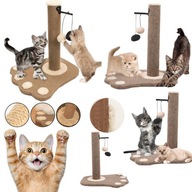 DRAPAK DLA KOTA SLUPEK DO DRAPANIA WIEZA 2W1 LEGOWISKO POSLANIE DOMEK BUDA