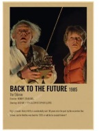Plakat „Back to the Future” – Kultowy Plakat Filmowy Retro