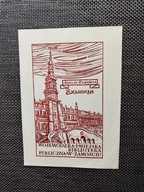 EXLIBRIS EX LIBRIS 400 LAT ZAMOŚCIA MIEJSKA BIBLIOTEKA 1980 /ZAMOJSZCZYZNA