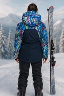 DAMSKA KURTKA NARCIARSKA ZIMOWA SNOWBOARDOWA OCIEPLANA MEMBRANA NARTY S