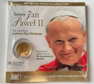 Numizmat Święty Jan Paweł II 40. rocznica wyboru Ojca Świętego