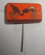 ZNACZEK PRZYPINKA ODZNAKA POWÓZ BRYCZKA KARETA