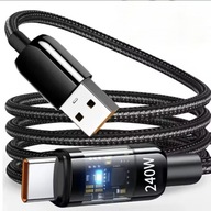 Kabel 240W USB A do C / QC 3.0 / SUPER SZYBKIE ŁADOWANIE / HIT! - 2m