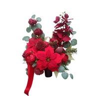 STROIK BOŻE NARODZENIE NA CMENTARZ kompozycja stroik na grób cmentarz