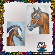 Zestaw obrazów na płótnie "Konie" - Aukcje 34. Finał WOŚP