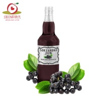 Sok z aronii w butelce toczony bez konserwantów bez dodatku cukru aroniowy