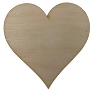 Drewniane Serca Serduszka 10cm Decoupage EKO