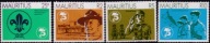 Mauritius 1982 Znaczki 536-9 ** harcerstwo