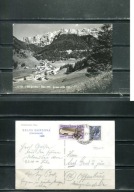 K17166)Wlochy: Val Gardena, Plan, wyslany 1961
