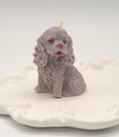 Świeca Ozdobna PIESEK COCKER SPANIEL – Rękodzieło