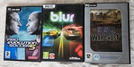 KULTOWE GRY KOMPUTEROWE PC ORYGINALNE PŁYTY CD - PES 5 BLUR MEDAL OF HONOR