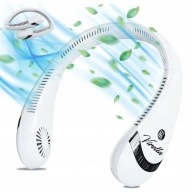 Wentylator mini Virella Wiatrak Chłodzący Wentylator Na Szyję biały