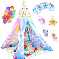 Edukacyjny Namiot Mata wigwam pozytywka ZA3224