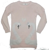 M&S SWETER SWETEREK TUNIKA ŁABĘDZIE J NOWY