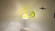 Lampa lampka ścienna, kinkiet chmurka IKEA zielona do pokoju dziecięcego 1