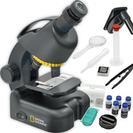 Mikroskop optyczny + Darmowe akcesoria Bresser National Geographic szkolny