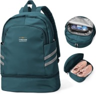 Plecak sportowy z przegrodą na buty, podróżny, wodoodporny, wygodny