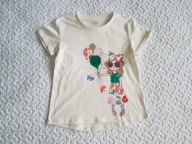 Pepco bluzka z dziewczynką balony i cekiny nowa roz 128