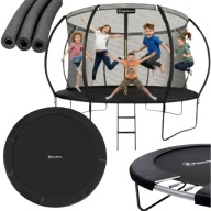 BEZPIECZNA TRAMPOLINA OGRODOWA DUŻA DLA DZIECI DOROSŁYCH 366CM XXL 150KG