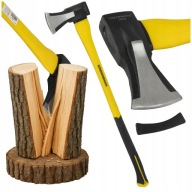 Siekiera Rozłupująca Do Drewna 2000G 90cm Głowica Mocna Ze Stali Węglowej