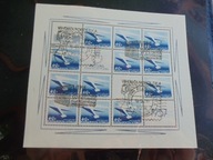 Arkusz 859 Ogólnopolska wystawa Filatelistyczna w Warszawie kas FDC