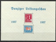 WMG 1937 Fi Blok 3** Wydanie z okazji Gdańskiej Wystawy Gospodarczej