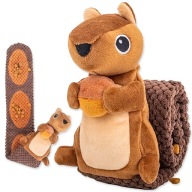 Interaktywna ZABAWKA Dla Psa WIEWIÓRKA z Rozkładanym OGONEM na Smakołyki