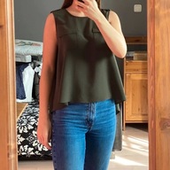 F&F khaki bluzka top oversize 38 M